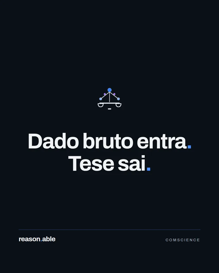 Peça produzida pela operação para um escritório